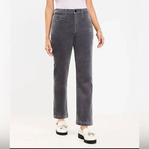 LOFT Grey boot cut corduroy jeans 4‎
